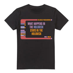 Star Trek Mens Holodeck Secrets T-Shirt - XL, Black
