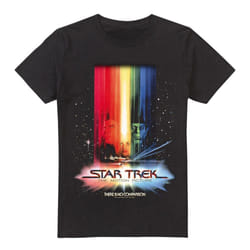 Star Trek Mens Motion Picture Poster T-Shirt - M, Black