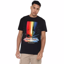Star Trek Mens Motion Picture Poster T-Shirt - M, Black