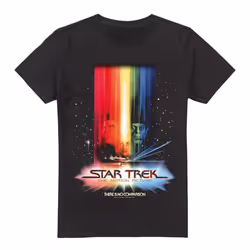Star Trek Mens Motion Picture Poster T-Shirt - XXL, Black