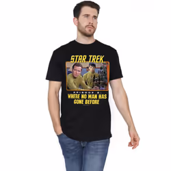 Star Trek Mens Episode 2 T-Shirt - XXL, Black