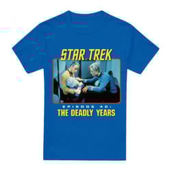 Star Trek Mens Episode 40 T-Shirt - L, Royal Blue
