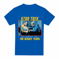 Star Trek Mens Episode 40 T-Shirt - XXL, Royal Blue