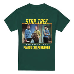 Star Trek Mens Episode 67 T-Shirt - L, Hunter Green