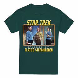 Star Trek Mens Episode 67 T-Shirt - XL, Hunter Green