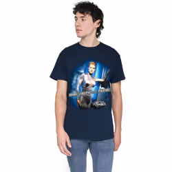 Star Trek Mens Seven of Nine T-Shirt - M, Navy