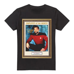 Star Trek Mens Employee of the Month T-Shirt - M, Black