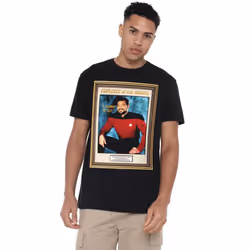 Star Trek Mens Employee of the Month T-Shirt - XXL, Black