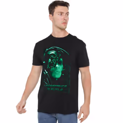 Star Trek Mens Resistance is Futile T-Shirt - L, Black
