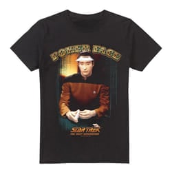 Star Trek Mens Poker Face T-Shirt - XXL, Black