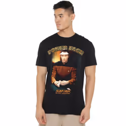 Star Trek Mens Poker Face T-Shirt - XXL, Black