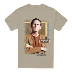 Star Trek Mens Odo T-Shirt - M, Sand