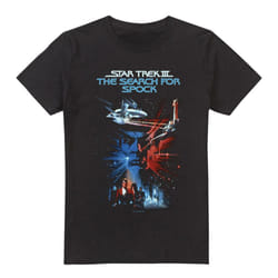 Star Trek Mens Search for Spock T-Shirt - XXL, Black