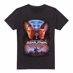 Star Trek Mens The Final Frontier T-Shirt - M, Black