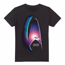 Star Trek Mens Generations T-Shirt - XXL, Black