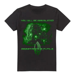 Star Trek Mens Assimilate T-Shirt - S, Black