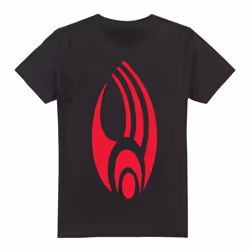 Star Trek Mens Borg Logo T-Shirt - L, Black