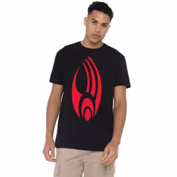 Star Trek Mens Borg Logo T-Shirt - L, Black