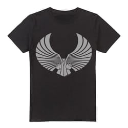 Star Trek Mens Romulan Logo T-Shirt - XXL, Black