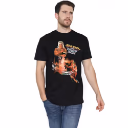 Star Trek Mens Wrath of Khan T-Shirt - 4XL, Black