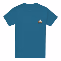Star Trek Mens The Next Generation Science Emblem T-Shirt - XXL, Slate