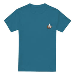 Star Trek Mens The Next Generation Science Emblem T-Shirt - XXL, Slate