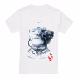 Star Trek Mens Borg Head T-Shirt - XL, White