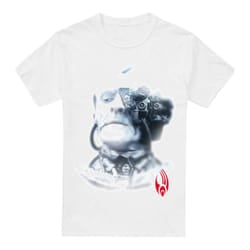 Star Trek Mens Borg Head T-Shirt - XL, White