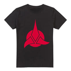 Star Trek Mens Klingon Logo T-Shirt - S, Black