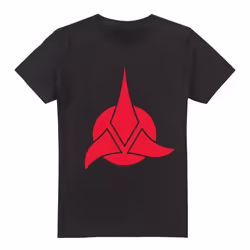 Star Trek Mens Klingon Logo T-Shirt - M, Black