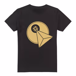 Star Trek Mens Vulcan Logo T-Shirt - XXL, Black
