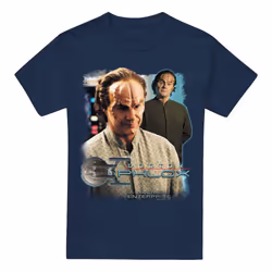 Star Trek Mens Doctor Phlox T-Shirt - 4XL, Navy