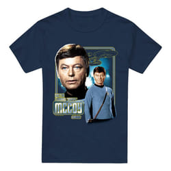 Star Trek Mens Leonard McCoy T-Shirt - 3XL, Navy