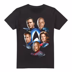 Star Trek Mens Starfleet's Finest T-Shirt - M, Black