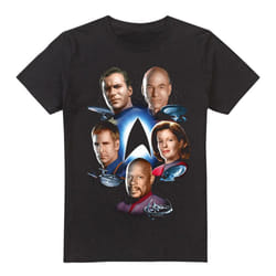 Star Trek Mens Starfleet's Finest T-Shirt - L, Black
