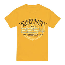 Star Trek Mens Graduation Captain Kirk T-Shirt - 3XL, Gold