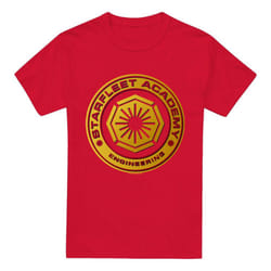 Star Trek Mens Engineering T-Shirt - 4XL, Red