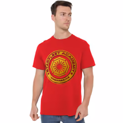Star Trek Mens Engineering T-Shirt - 4XL, Red