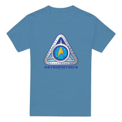 Star Trek Mens Astrophysics T-Shirt - XL, Carolina Blue