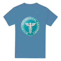 Star Trek Mens Medical T-Shirt - M, Carolina Blue