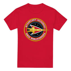 Star Trek Mens Red Squadron T-Shirt - L, Red