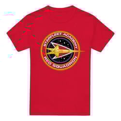 Star Trek Mens Red Squadron T-Shirt - XL, Red