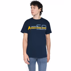 Star Trek Mens I Survived T-Shirt - S, Navy