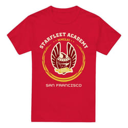 Star Trek Mens Academy Heraldry T-Shirt - M, Red