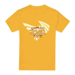 Star Trek Mens 2161 T-Shirt - S, Gold