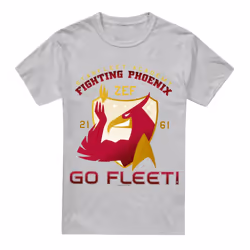 Star Trek Mens Fighting Phoenix T-Shirt - 5XL, Sport Heather