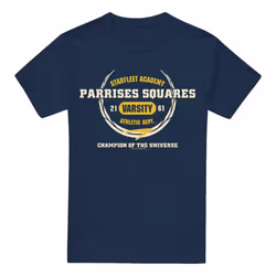 Star Trek Mens Parrises Squares T-Shirt - XXL, Navy