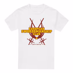 Star Trek Mens Swordsmanship Club T-Shirt - XL, White