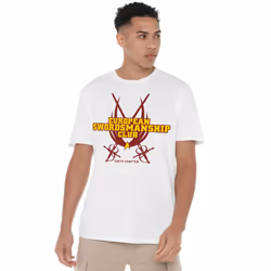 Star Trek Mens Swordsmanship Club T-Shirt - XL, White