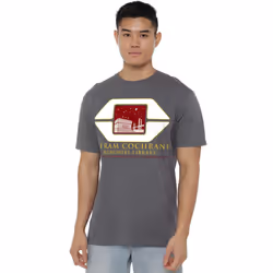 Star Trek Mens Cochrane Library T-Shirt - 4XL, Charcoal